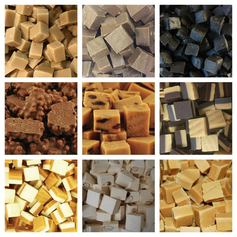 FUDGE VANILLA, CHOCOLATE, RUM and RAISIN, DUO, SALTED CARAMEL PICK and MIX HALAL