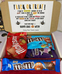Personalised Halloween Chocolate Box - Trick Or Treat - Kids Halloween - Halloween Gift For Boy - Halloween Gift For Girl - Halloween Gift