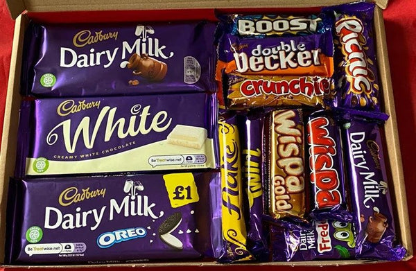 Cadbury Wispa Gold Chocolate Bar Gift Box Hamper Selection 