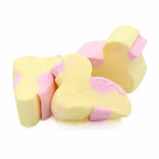 Yellow & Pink Chick Mallows Easter Pick N Mix Marshmallow Retro Party Sweets Bag