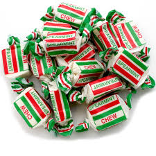 Spearmint Chews Pick N Mix Retro Chewy Mint Sweets  New Year Xmas