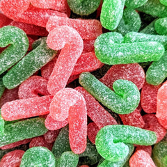 Sour Cherry & Apple Gummy Slices – Fizzy Sugar Coated Jelly Sweets
