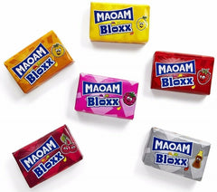 Haribo Mini Maoam Bloxx Fruit Chews Wrapped Sweets Party Bag Retro Birthday Gift