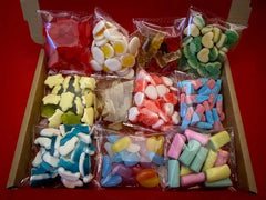 PERSONALISED PICK N MIX Sweets Half KG Retro Gift Hamper All Occasions Christmas