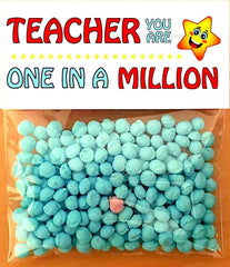 You're One in a Million Novelty Sweets Fun Gift Boy Father Friend Fiancé Husband