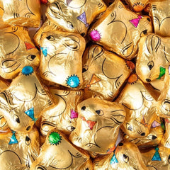 Gold Foil Chocolate Crème Bunnies – Easter Milk Chocolate Treats