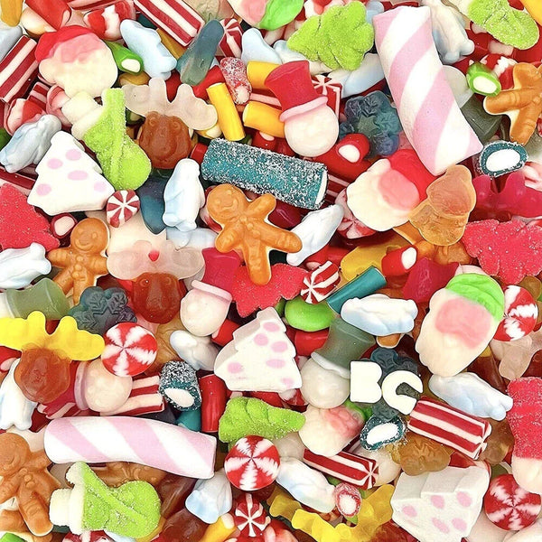Christmas Pick & Mix Sweets – Festive Jelly, Gummy & Sour Candy Mix