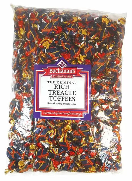 Buchanan's Rich Treacle Toffee Traditional Old Retro Chocolate Sweets Party 5kg