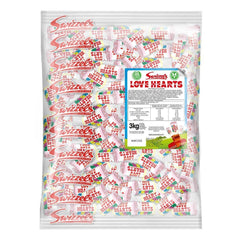Swizzels Mini LOVE HEARTS Roll Sweets Wedding Favours Retro Party Bag Valentines 3KG