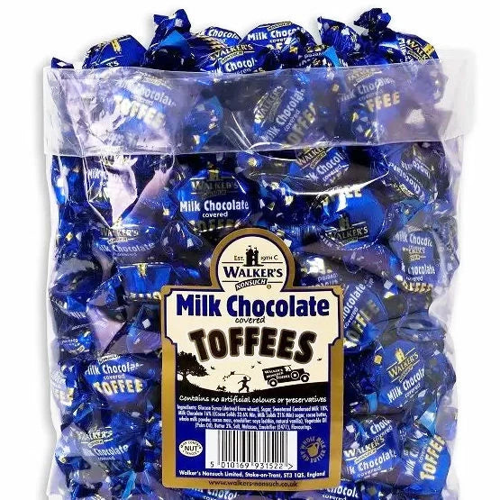 Milk Chocolate Covered Toffees – Walker’s Nonsuch Creamy Toffee