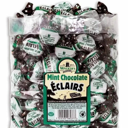 Mint Chocolate Éclairs – Walker’s Nonsuch Creamy Toffee with Mint Chocolate Centre