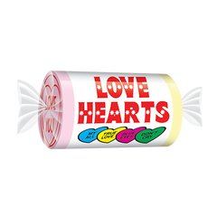 Swizzels Mini LOVE HEARTS Roll Sweets Wedding Favours Retro Party Bag Valentines 3KG