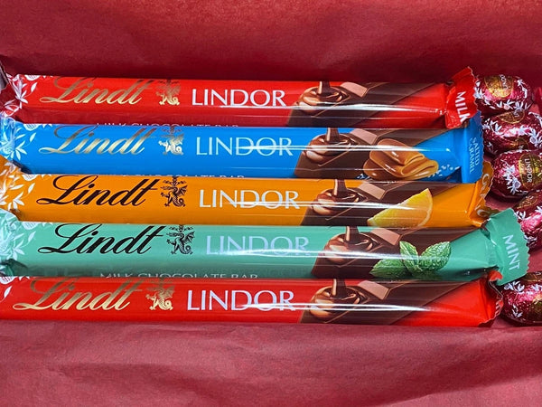 Lindt Chocolate Gift Box Personalised Hamper Lindor Sweet Present Easter Mothers