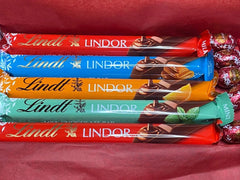 Lindt Chocolate Gift Box Personalised Hamper Lindor Sweet Present Easter Mothers