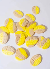BUBS Banana & Caramel Foam Sweets Pick n Mix Retro Vegan Swedish Candy Party Bag