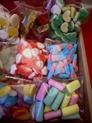 PERSONALISED PICK N MIX Sweets Half KG Retro Gift Hamper All Occasions Christmas