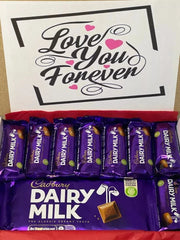 CADBURY CHOCOLATE SWEETS PERSONALISED GIFT BOX HAMPER TREATS FOR HIM FOR HER