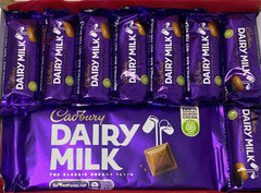 CADBURY CHOCOLATE SWEETS PERSONALISED GIFT BOX HAMPER TREATS FOR HIM FOR HER
