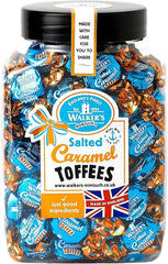 Full Gift Jar Walkers Toffees Chocolate Eclairs Liquorice Caramel 1.25kg Jars