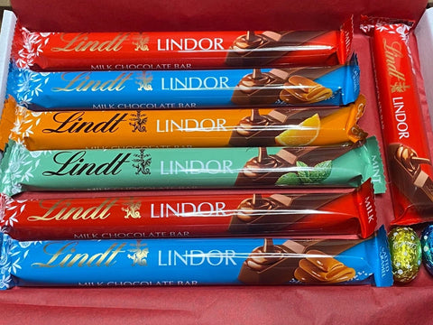 Lindt Chocolate Gift Box Personalised Hamper Lindor Sweet Present Easter Mothers