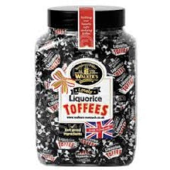 Full Gift Jar Walkers Toffees Chocolate Eclairs Liquorice Caramel 1.25kg Jars