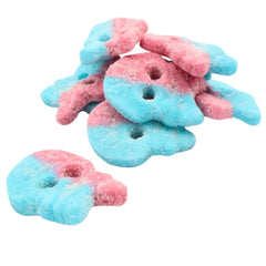 BUBS Bubblegum Bubble Gum Skulls Foam Sweets Pick n Mix Vegan Swedish Candy Bag