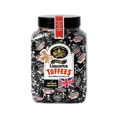 Full Gift Jar Walkers Toffees Chocolate Eclairs Liquorice Caramel 1.25kg Jars