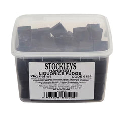 Stockleys Liquorice Fudge RETRO SWEETS CANDY Kids Treats Pick n Mix Party Vegan