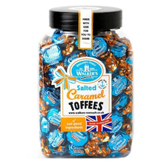 Full Gift Jar Walkers Toffees Chocolate Eclairs Liquorice Caramel 1.25kg Jars