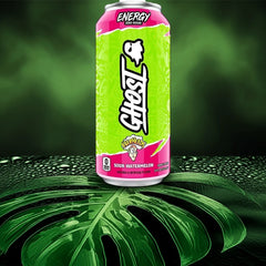 SOUR WATERMELON | Ghost Energy Cans Drink | Zero Sugar Free - 500ml -USA - VEGAN