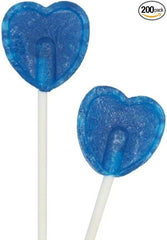 Heart Lollipops Red Blue Love Hearts Wedding Lollies Christmas