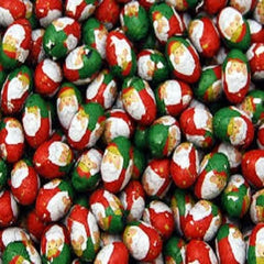 Foiled Christmas Mini Chocolate Eggs – Santa Mix
