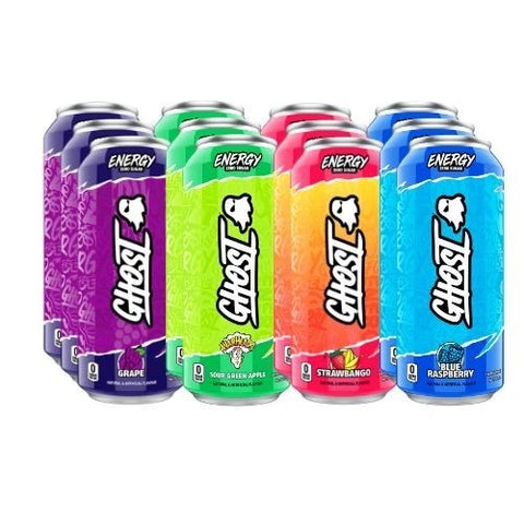 American Drink Ghost Energy Cans | Zero Sugar | Sugar Free | 500ml | VEGAN | USA