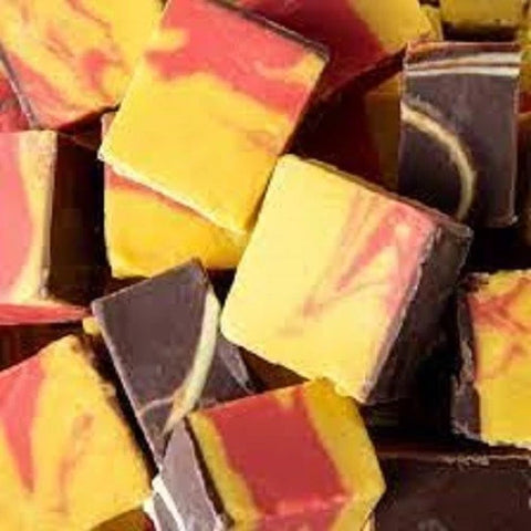 CHRISTMAS MARZIPAN FUDGE Pick & Mix Vegetarian Candy Sweets