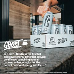 6 x GHOST OG Original ENERGY Drink - 500ml Cans - ZERO SUGAR - VEGAN - US Import