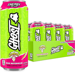 12 x American Ghost Energy Drinks Cans | Zero Sugar Free | 500ml VEGAN US IMPORT