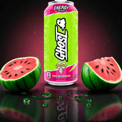 12 x American Ghost Energy Drinks Cans | Zero Sugar Free | 500ml VEGAN US IMPORT