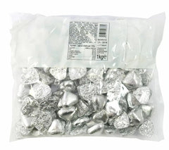 Milk Chocolate Silver Hearts – Foil Wrapped Party Sweets | Wedding, Valentine & Gift Treats
