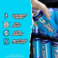 12 x American Ghost Energy Drinks Cans | Zero Sugar Free | 500ml VEGAN US IMPORT