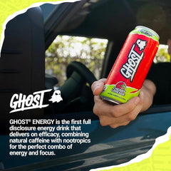 CHERRY LIMEADE | Ghost Energy Cans Drink | Zero Sugar Free - 500ml - USA - VEGAN
