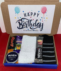 Personalised Men Self Care Letterbox Gift Hamper Spa Kit Pamper Hamper Gift Box