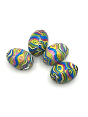 Vegetarian Chocolate Crème Eggs – Colourful Foiled Easter Treats