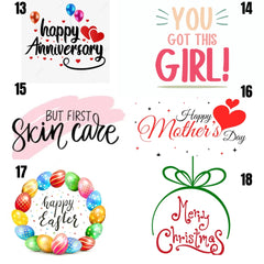 Personalised Letterbox Chocolate Sweets Hamper Gift Box Birthday Love Christmas