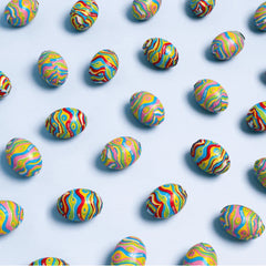 Vegetarian Chocolate Crème Eggs – Colourful Foiled Easter Treats