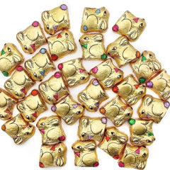 Gold Foil Chocolate Crème Bunnies – Easter Milk Chocolate Treats