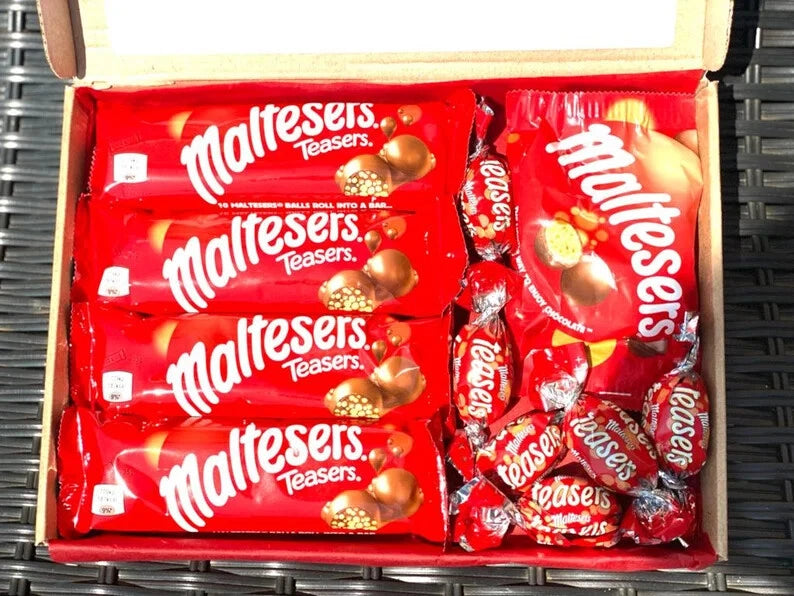 Maltesers Personalised Sweets Chocolate Hamper Box Present Christmas Birthday