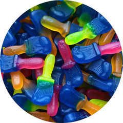 Gummy Paint Brush Sweets – Fruity Jelly Retro Pick & Mix Candy
