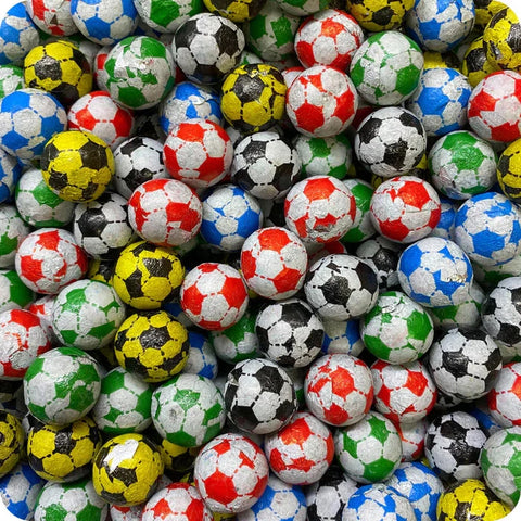 Milk Chocolate Footballs Sports Party Favours Pick n Mix Sweets Candy Gift Balls