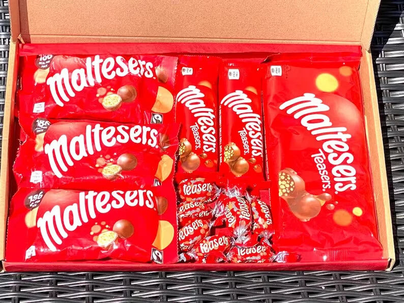 Maltesers Personalised Sweets Chocolate Hamper Box Present Christmas Birthday