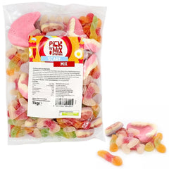 1kg Monster Scary Halloween Sweet Bag Pick n Mix Party Kids Trick Treat Gummy